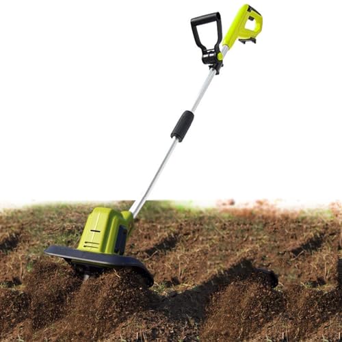 Motozappa da Giardino a Batteria da 20 V - Potente Coltivatore per Terreno con Batteria da 4 Ah,Larghezza di Lavoro di 25 cm,Profondità di Lavoro di 22 cm