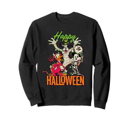 Image of Disney Mickey Mouse & Friends Happy Halloween Sweatshirt