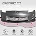 MagicDrift Front Bumper Lip Chin Spoiler, Compatible with 2006-2009 Nissan 350Z, KS Kings Style Polyurethane(PU) Front Lower Splitter Protector, Unpainted Black, 1 PC