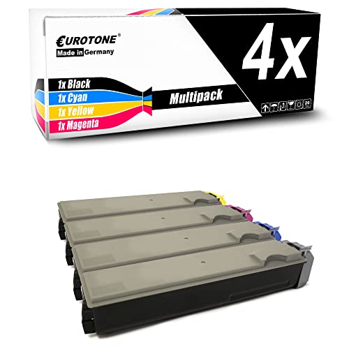 Toner TK-510 Kyocera à haute restitution de couleur Eurotone lot de 4 cartouches FS-C5025