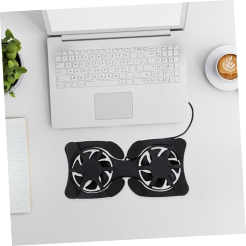 Base refrigeradora portátil plegable OSALADI para laptop, alimentada por USB, diseño ligero y ahorrador de espacio, con almohadillas antideslizantes para mayor estabilidad y disipación eficiente del calor miniatura 6