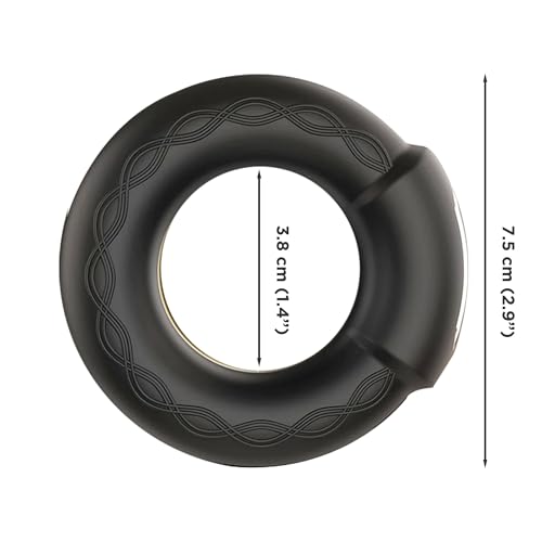 Image of Vibrating Cock Rings for Men 10 Vibration Modes Heating Penis Ring Erection Enhancing Blaze Ultimate Male Enhancer Cock Ring Onahole Long Lasting Sex Toys for Men | OH-AV-070