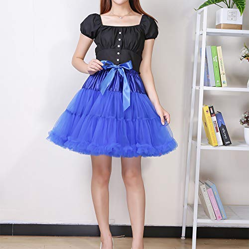Image of Tutu Skirt as Well as Petticoat above Knee Underskirt Tulle Crinoline slip