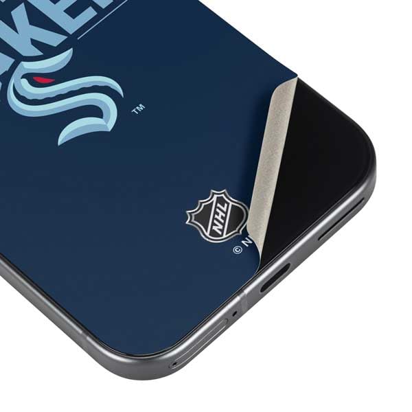 Skinit Decal Phone Skin Compatible with Google Pixel 9a - Officially Licensed NHL Seattle Kraken Lineup Design