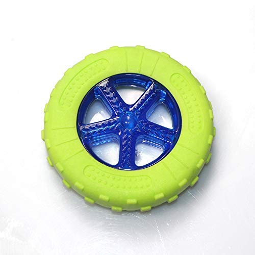 BLACK DOG Rubber TPR Tires Extreme Chew Wheel Dog Toy, Medium/Large (Multicolor) Rubber Squeaky Toy, Training Aid for Dog (B08J832D4J) Amazon Price History, Amazon Price Tracker