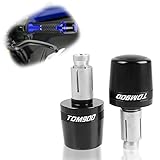 Durch die Montage der Lenkerenden wird das Gewicht des Lenkers verändert, wodurch die Schwingungsfrequenz des Lenkers verringert wird.