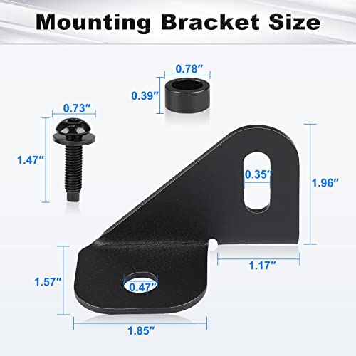 image for SKYJDM Steel Driver Side CB Antenna Mounting Bracket, Car Antenna Hold