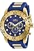 Invicta Men's Pro Diver Stainless Steel Quartz Watch with Polyurethane Strap, Blue, 25 (Model: 20280)