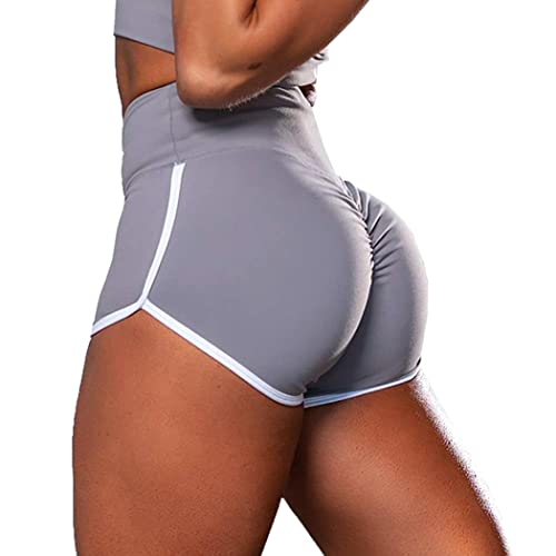 Shorts de sport femmes taille haute scrunch liftant pour gym et yoga