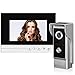 Produktbild uoweky Video-Gegensprechanlage Türklingel 7 '' TFT LCD Wired Video Türsprechanlage Unterstützung Entsperren für Home Indoor Monitor 700TVL IR Kamera (1 Camera 1 Monitor)