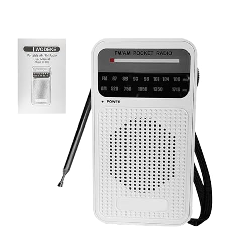 Radio portable personnelle avec haut-parleur sans fil et cadran vintage pour la maison