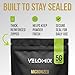 VELOMIX Micronized Creatine Monohydrate Powder - 100% Pure Creatine Powder Unflavored and Easy to Mix | Supports Muscle Growth, Recovery, and Strength | 5000mg Per Serv (5g) - 60 Servings