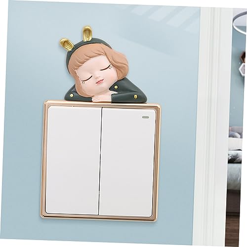 Decoraciones de pared de cuento Ciieeo con 6 pegatinas infantiles para interruptor 8