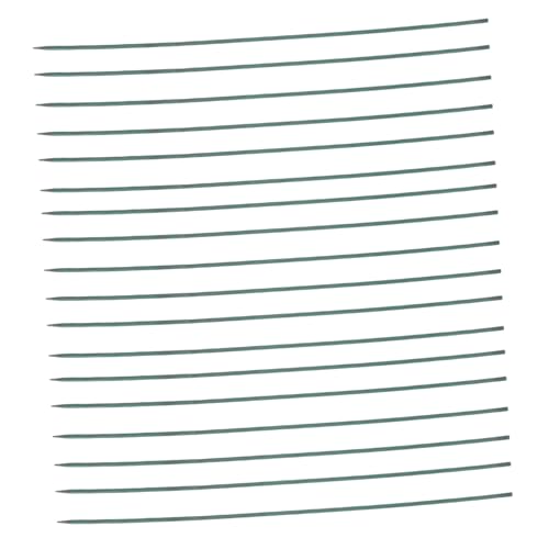Milisten 60pezzi Bastoncini di bambù Verdi per Piante Supporti per Fiori Stecche per Composizioni Floreali Forniture per Giardinaggio Bastoncini da Giardino