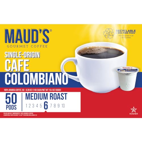 Image of Maud's Colombian Single Origin Coffee Pods, 50ct