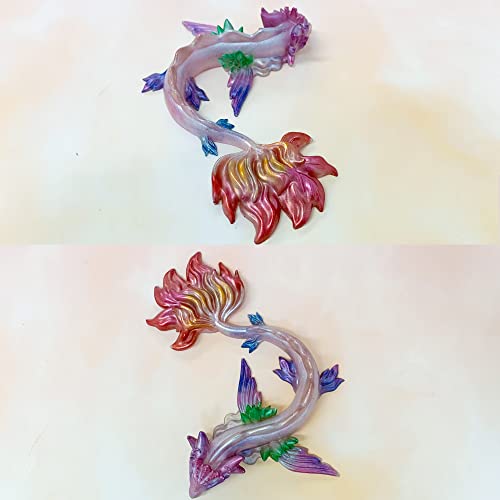 Kakiwyhhh Magical Faerie Water Dragon 3D Epoxy Resin Silicone Mold For Fondant Sugar Craft, Cake Topper Decorating, Polymer Clay, Plaster #TOP3