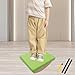 Yiju Balance Board Under Desk Footrest Fitness Equipment Wobble Board Foot Nursing Stool for Outdoor Gym Exercise Indoor Bathroom, Green