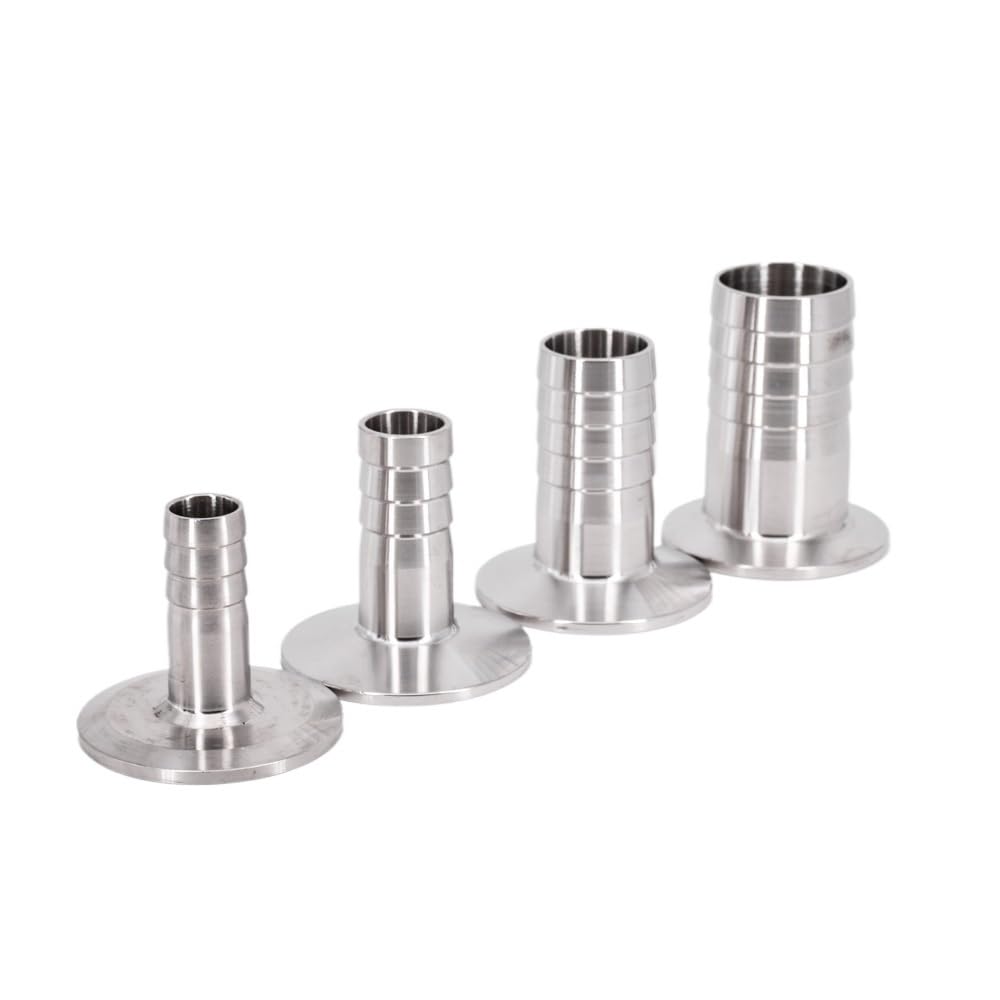 Acero inoxidable SUS 304 en espiga para manguera de 102mm con acabado sanitario de precisión