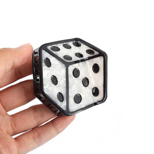 Dice Holiday Hair Claw Clip Personalized Acetate Las Vegas Gaming Hair Claw, 1 Piece