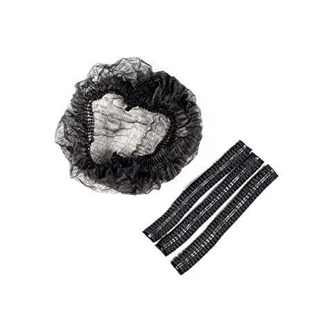 Vanity UK Mob Caps For Hair Care Disposable Net Spray Tanning Elastic For Cooking Kitchen Wear Salon Beauty Supplies Nurse Hat Dust Free Hair Covers Headwear Nets Catering Head (50) Cover
