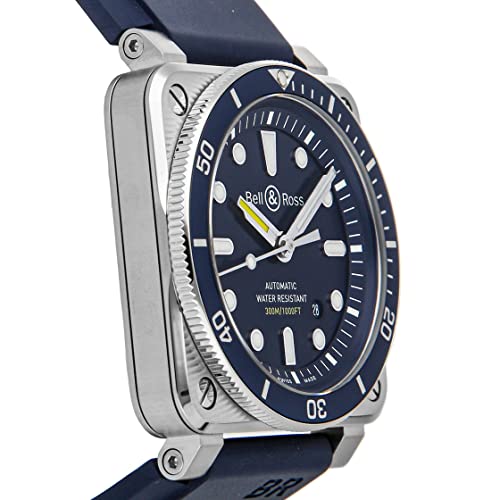Bell and Ross Diver Automatic Blue Dial Men's Watch BR0392-D-BU-ST/SRB4