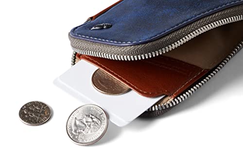 Bellroy Leather Card Pocket Wallet (Max. 15 Cards And Bills) - Ocean #TOP4