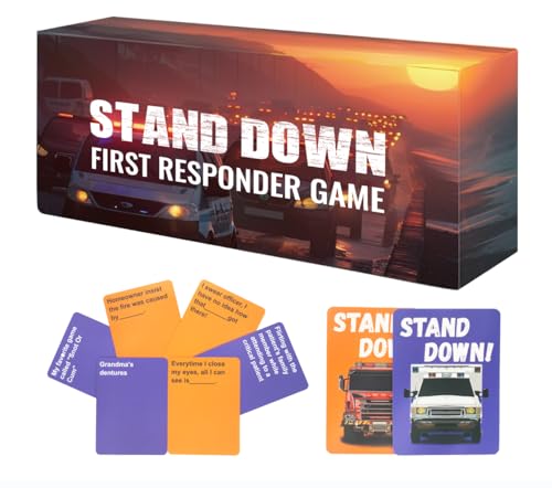 Dispatcher Gifts and Game Card for Firefighters, EMS, EMTs - Stand Down Card Game for Health Care...