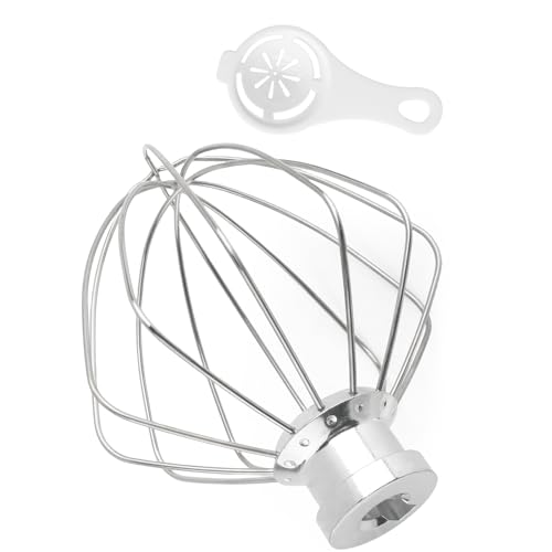 for KitchenAid K45WW 6 Wire Whip Wisk Attachment Replacement 4.5/...