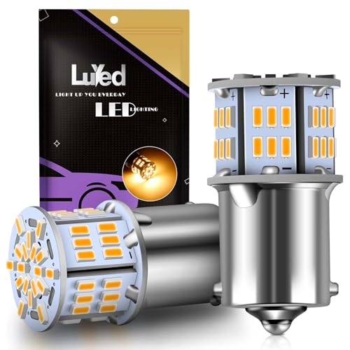 LUYED 1156 BA15S Warm White LED Bulb (2-Pack)