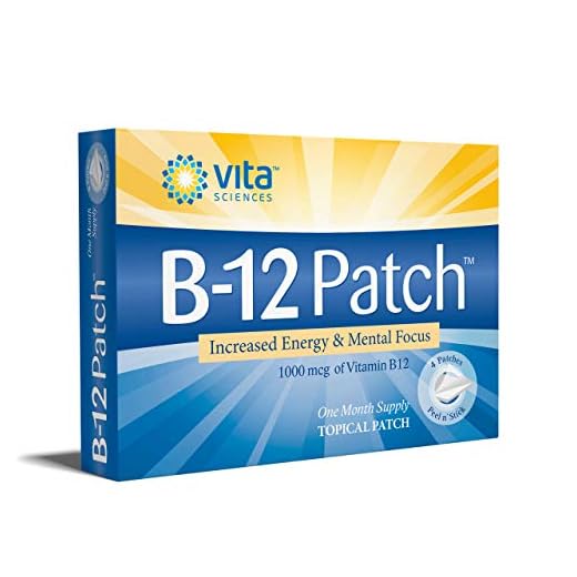 VITA SCIENCES Vitamin B12 Patch | Extra Strength VIT B12 Patches | Men/Women | Boost Energy, Focus, Memory & Metabolism 1 Month Supply | Vita Sciences Powerful B-12 Patch