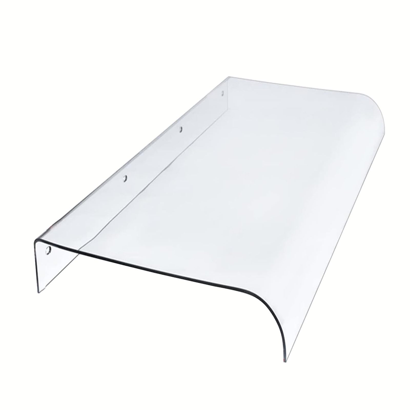 GHFXSCV Clear Polycarbonate Door Canopy AwningWaterproof Rain Shelter Cover for Front DoorSizes: 16"x181" 24" 35" 43" 47" 51" 83" 102" 114" Durable Weatherproof Protection