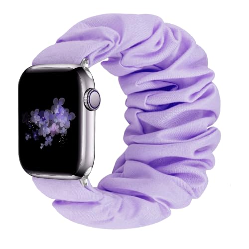 Image of Scrunchie Band Compatible with Apple Watch Bands 42 /44 /45 /46 /49mm,S