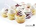 Chefible 12 Compartment Cupcake Container - Set of 4 | Plastic Disposable, Dozen Cavity, Cupcake Carrier with Secure High Top Design