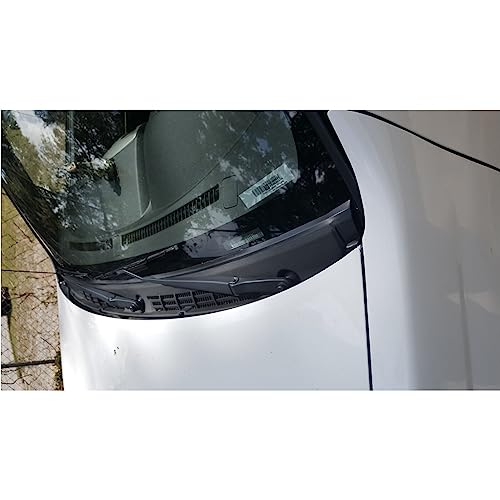 GMLFO Windshield Wiper Cowl Grille Vent Panel Fits (Plastic, Black)