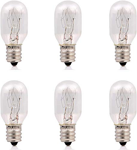 10 Watt Whirlpool E-14 Long Lasting Incandescent Salt Lamp Bulbs - Pack of 6