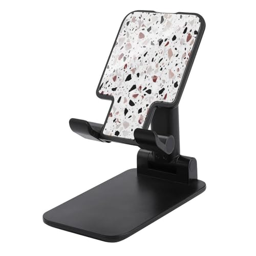 Soporte de teléfono de terrazo rojo KHAUERBC, diseño elegante y robusto para iPad y móvil