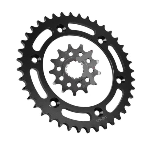 Piñón delantero 15T 520 para solucionar tirones de cadena en motos de cross KT