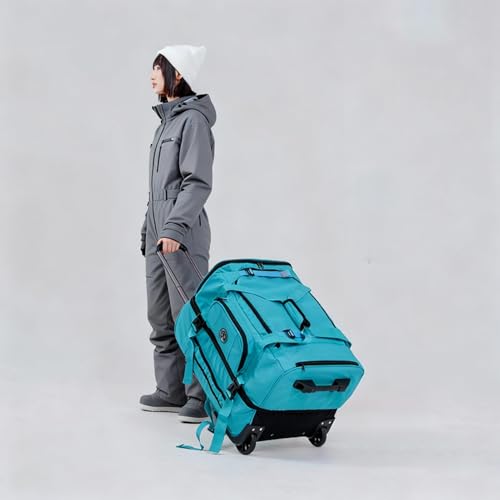 Maleta de esquí impermeable con ruedas para evitar cargas pesadas en nieve 5