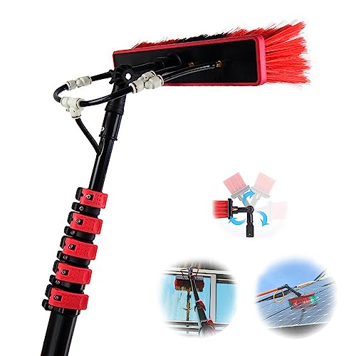 Outil de nettoyage de panneaux photovoltaïques et brosse télescopique solaire 55 cm
