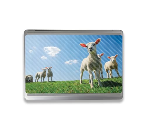 Image of MightySkins Carbon Fiber Skin Compatible with Microsoft Surface Laptop Studio 2 (2023) Full Wrap Kit - Lambs | Protective, Durable Textured Carbon Fiber Finish | Easy to Apply | Made in The USA