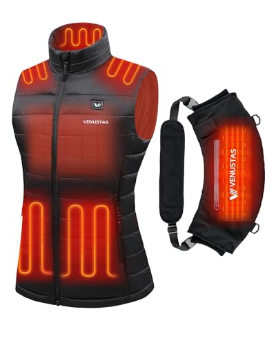 Venustas Women's Heated Vest with 12HR Battery