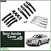 SUNZHENG Door Handle Covers for Chrysler 300 300C MK1 2005 2006 2007 2008 2009 2010 ABS Car Accessories Style Decorate Protective Sticker Door Parts(1Hole 2 Buttons)