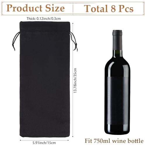 Housse bouteille vin jute Beebeecraft emballage cadeau durable - 2