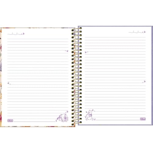 Caderno Espiral Universitário 10M 160Fls College Pooh Tilibra