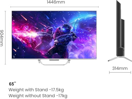 Image of Haier H6E Series 165cm (65) 4K QLED Ultra HD Smart LED Google TV 65H6E