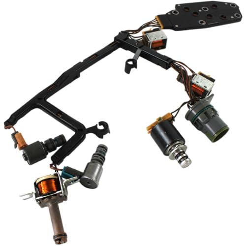 FIWARY 4L60E Transmission Master Solenoid Kit for 2003-2005 GM Chevrolet with EPC Shift TCC PWM Harness Direct Replacement