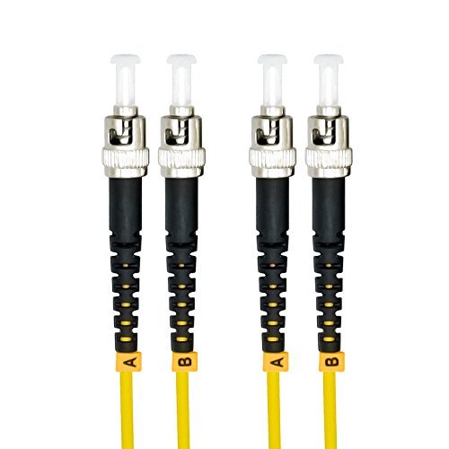 Câble patch fibre optique ST ST monomode 9/125 duplex 100 mètres 3 mm