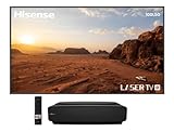 Hisense 100L5G-DLT100B 4K UHD Ultra-Short Throw Laser TV 100' High Gain ALR Screen, 2700 lumens, Compatible with Dolby Atmos, Google Assistant and Chromecast Built-in, Compatible with Alexa