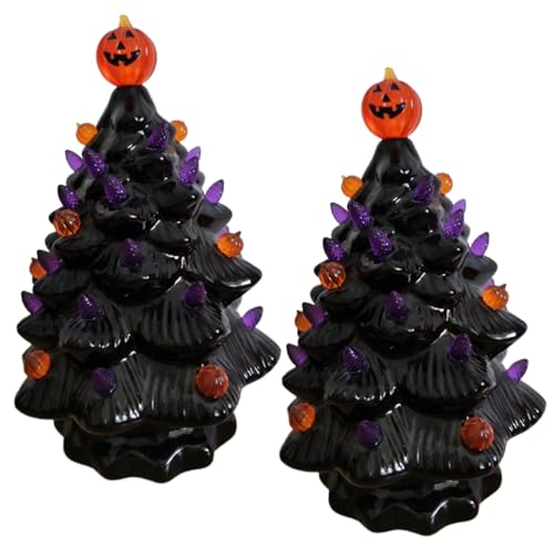 Árboles de luz de Halloween decorativos para regalar y centros de mesa 5