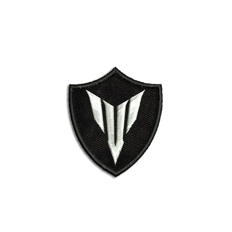 ISEE 360 Jet Racing Logo Embroidered Sweable Applique Patches Jackets Boys Girls Riders Jeans Bags Clothes Dress Any Garments Etc L x H 2.5 x 3 Inches (White)